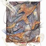 Recycling day, 2002 (40"x48")
Water color and pencil
