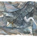 Timeless journey, 2002 (39"x29")
Water color and pencil
