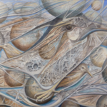 Summer Bird, 2010 (48"x36")
Water color, acrylic and pencil
